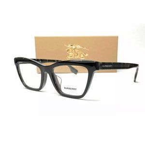 Burberry Men's Black Rectangle Eyeglasses!